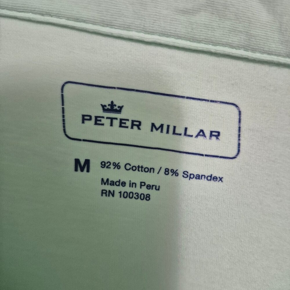 Peter Millar Mint Colored Performance Polo Shirt … - image 3